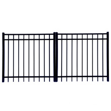 Top flat Aluminum rails fence powders coating Guarding Safety Fencing ground park garden fence pool